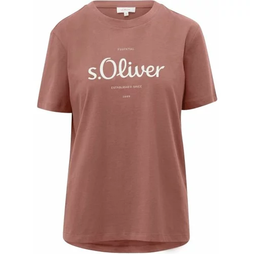 s.Oliver RL T-SHIRT Ženska majica kratkih rukava, smeđa, veličina