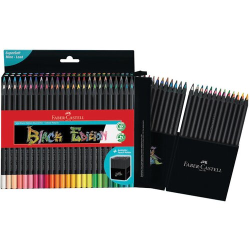  Boje drvene 50boja trokutaste black edition faber castell 116450 blister Slike