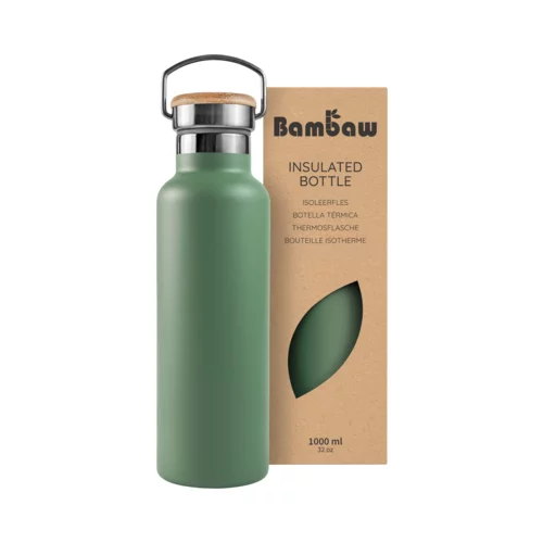 Bambaw Termos boca od nehrđajućeg čelika - Sage Green
