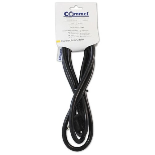 Commel Priključni kabel H05VV-F 3x2,5 2 m crni Slike