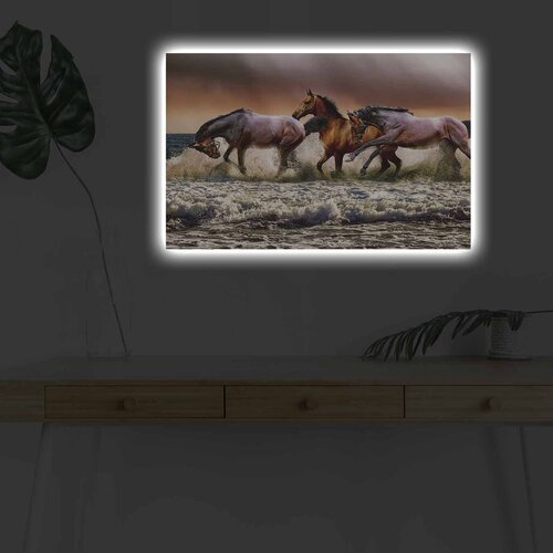 Wallity Slika sa LED osvetljenjem 4570DHDACT-060, 45x70 cm Cene