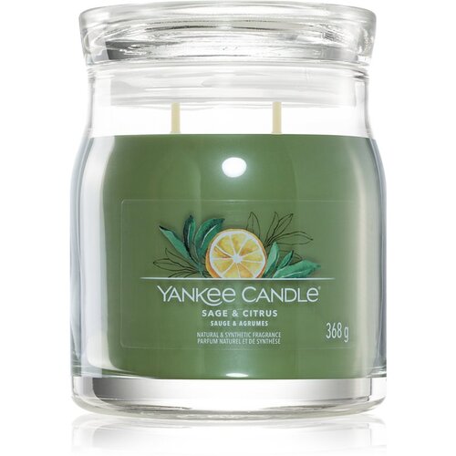 Yankee Candle Sage & Citrus dišeča sveča Signature 368 g Cene