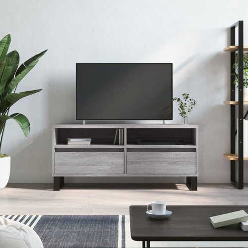 TV ormarić sivi Sonoma 100x34,5x44,5cm konstruirano drvo Cene