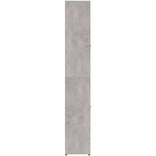 VidaXL Kupaonski ormarić siva boja betona 30 x 30 x 183,5 cm iverica Slike
