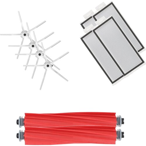  Ultra-pack z belimi stranskimi krtačkami za Roborock Q5, Q5 Max, Q7, Q7 Max Slike