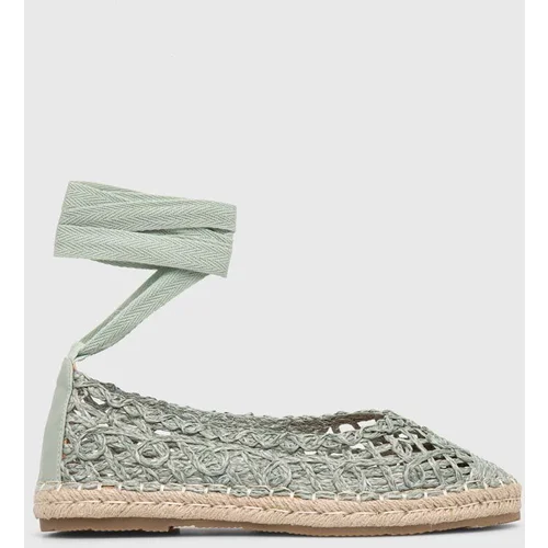 Answear Lab Espadrile turkizna barva