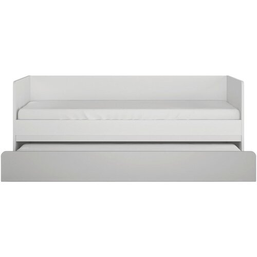 Premium Living Postelja Flexi, Bela, Siva Visok Sijaj, 90x200cm Slike