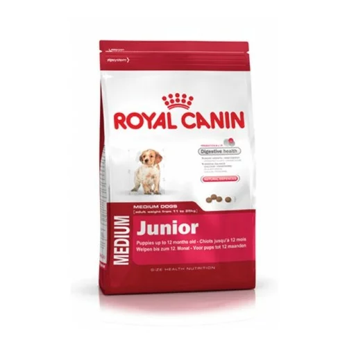Royal Canin shn medium puppy, potpuna hrana za pse, specijalno za štence srednje velikih pasmina (konačne težine od 11 do 25 kg) do 12 mjeseci starosti, 15 kg
