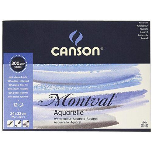 Canson Blok akvarelni Montval 24x32cm 300 g, 12 listni; Cold Pressed, (22005343) Cene