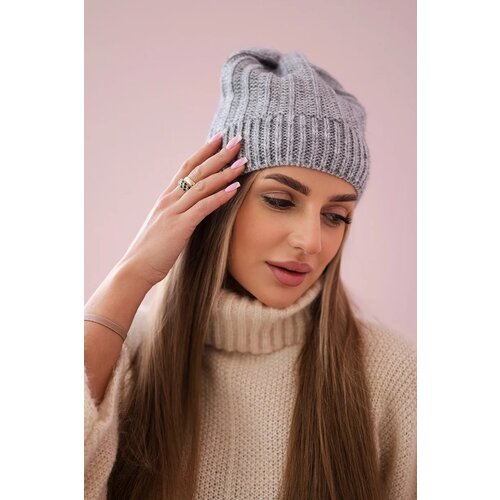 Kesi Cap with fleece Anna K238 light gray Slike