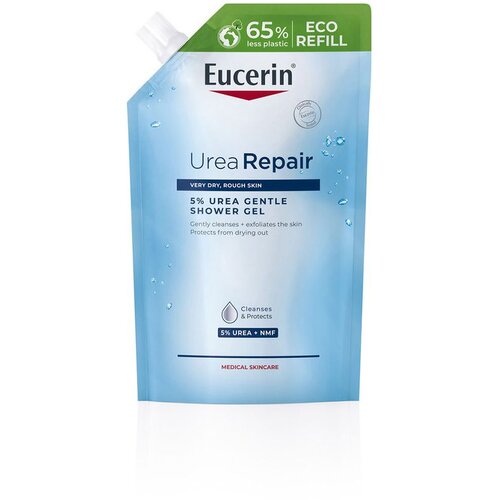 EUCERIN&amp;reg; Urea Repair Nježni Gel za Tu&amp;scaron;iranje 5% Urea - Refill 400 ml Slike