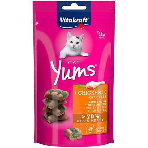 Vitakraft Cat Yums - Pi&scaron;čanec & mačja trava (40 g) Cijene