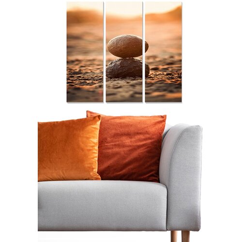 Wallity MDF1229880 multicolor decorative mdf painting (3 pieces) Slike