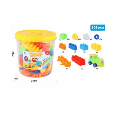 Hk Mini SET KOCKI U KUTIJI SA FIGURAMA Slike
