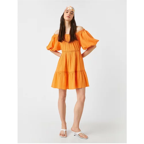 Koton Dress - Orange - Smock dress
