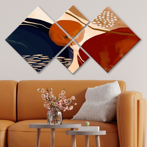 Wallity slika 4MDF18504977082, 60x115 cm, 4 dijela Cene