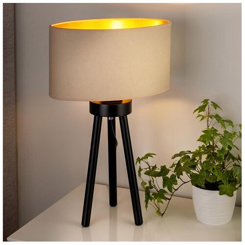  Duolla - Stona lampa OVAL VEGAN 1xE27/15W/230V prečnik 30 cm krem boja Cene