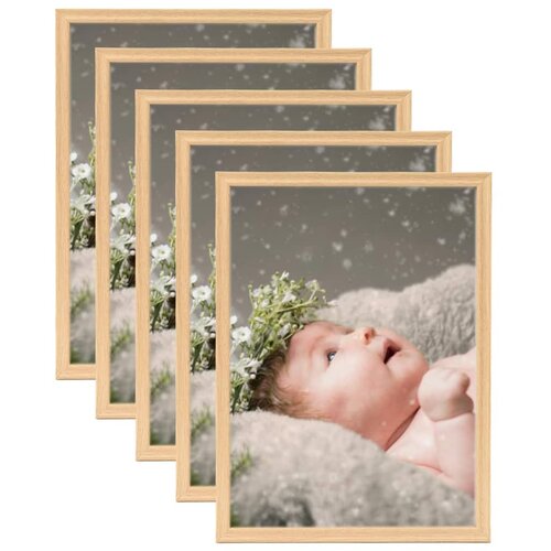  Okviri za fotografije 5 kom za stol boja hrasta 13 x 18 cm Cijene