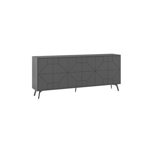 Hanah home Komoda s ladicama Dune 183,8x77,4x35cm Antracit Cene