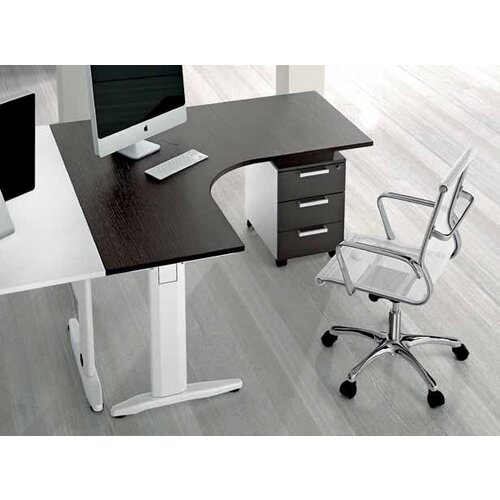 COLOMBINI Kotna pisalna miza TK02-Temni brest-160x160 Cijene