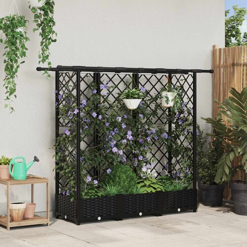  Povišeni krevet s mrežom i krovom Crna 164 x 40 x 123 cm PP Cene