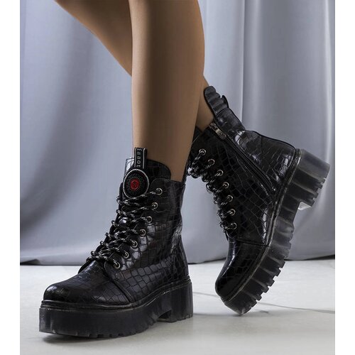 Gemre Black women's ankle boots Aldino Cene