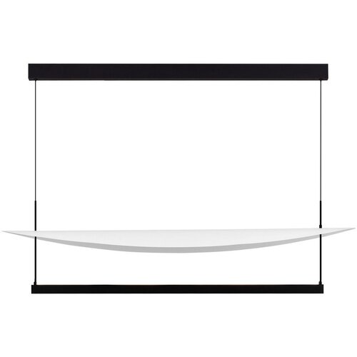 Nova Luce Bela/mat črna aluminijasta LED zatemnitvena viseča svetilka Diona &ndash; Cene