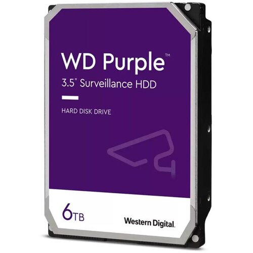 HDD 6 TB, WD64PURZ Purple SATA SATA 6 Gb/s, 256 MB Cache, 3.5&rdquo; &ndash; WD64PURZ Cijene
