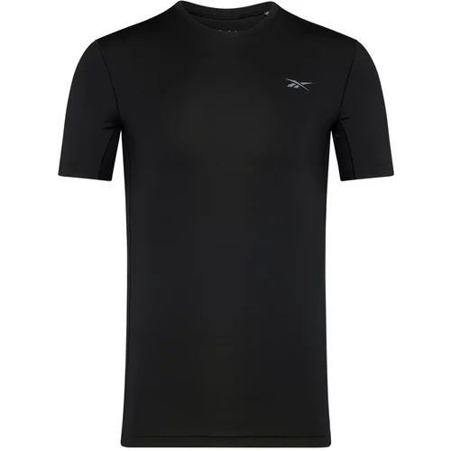 Reebok Tehnička sportska majica siva / crna