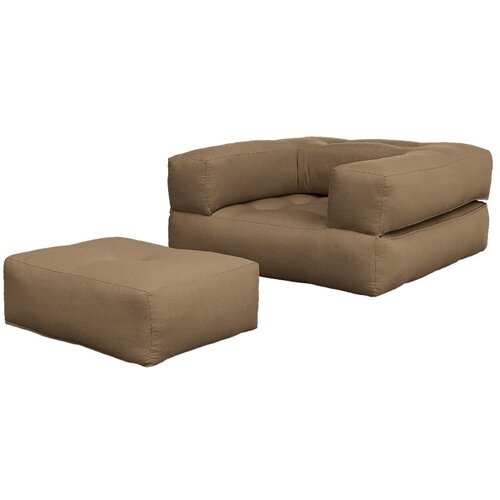 Karup Design Raztegljiv fotelj Cube Mocca Slike