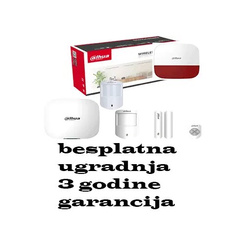 Dahua bežični alarm kuća 2 senzora i spoljnom sirenom Cene