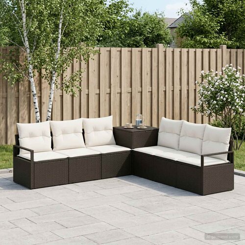  Set sofe 7 kom. Crna i krem-bijela 120 x 62 x 69 cm Cijene