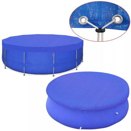 vidaXL Pokrivalo za bazen PE okroglo 460 cm 90 g/m² Cene