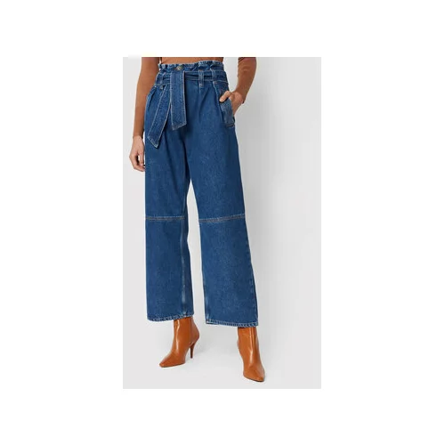 Pinko Jeans hlače Gracidio 1J111A A0A0 Modra Relaxed Fit