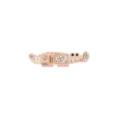 Topi Toys Montesori Drvena Zidna Tabla Roze Krokodil Slike