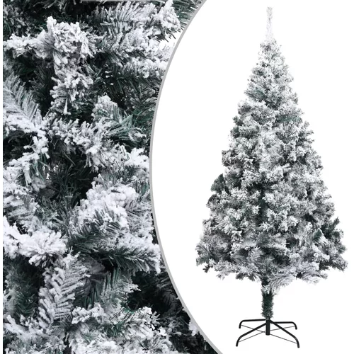  umjetno božićno drvce sa snijegom zeleno 240 cm pvc