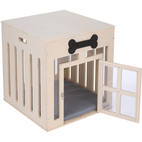 Modern Living Indoor kavez za pse Borlänge - D 58,5 x Š 58,5 x V 64 cm Cijene