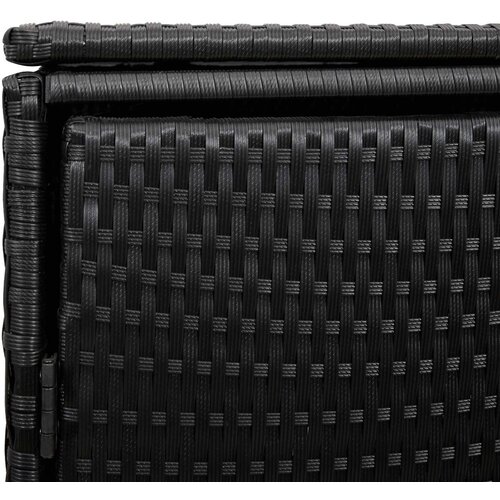  Kutija za smeće 2 pcs Crna 130 x 80 x 115 cm Polietilen Slike