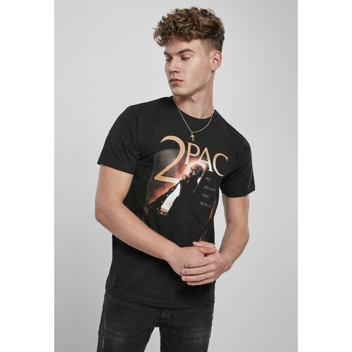 Merchcode Black T-shirt Tupac Me Against The World Cover Cene