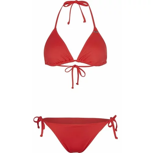 O'neill CAPRI - BONDEY ESSENTIAL FIXED SET Ženski dvodijelni kupaći kostim, crvena, veličina