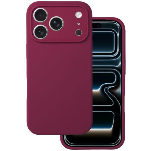Onasi Silikonski ovitek za iPhone 17 Pro Max - mat liquid rdeč Cene