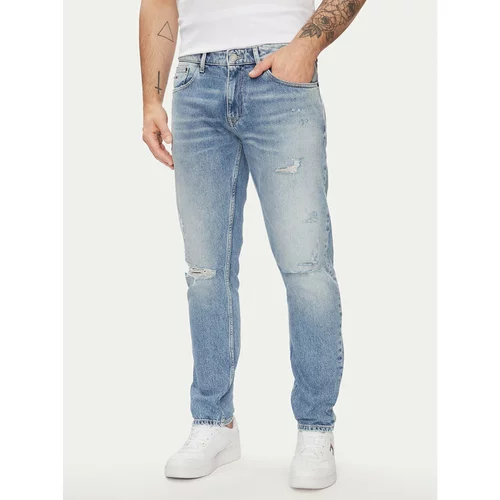 Tommy Jeans Jeans hlače Austin DM0DM18748 Modra Slim Fit