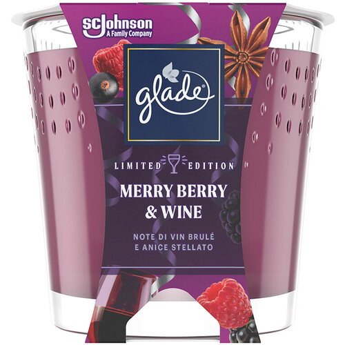 Glade mirisna sveća berry wine 129g Cene