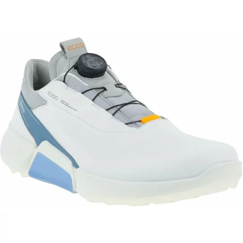 Ecco Biom H4 BOA Mens Golf Shoes White/Retro Blue 46