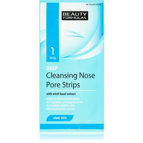 Beauty Formulas Clear Skin čistilni trakovi za nos 6 kos