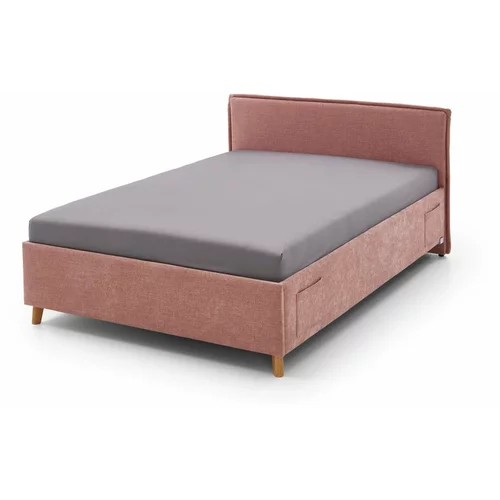 Meise Möbel Rožnata otroška postelja s prostorom za shranjevanje 120x200 cm Fun –
