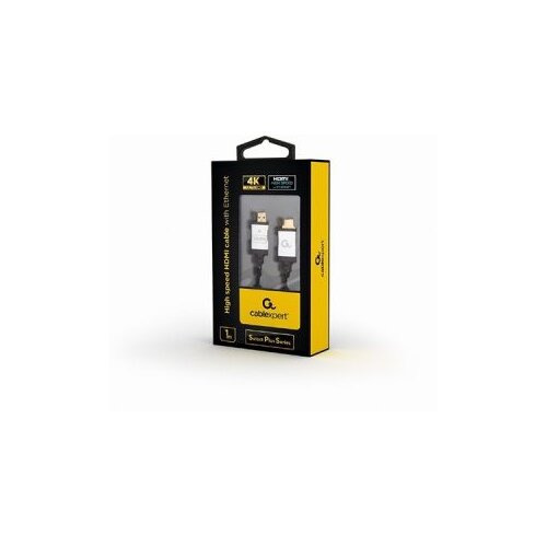 HDMI kabl GEMBIRD, High speed HDMI cable with Ethernet &ldquo;Select Plus Series&rdquo;, 1 m, CCB-HDMIL-1M Cijene