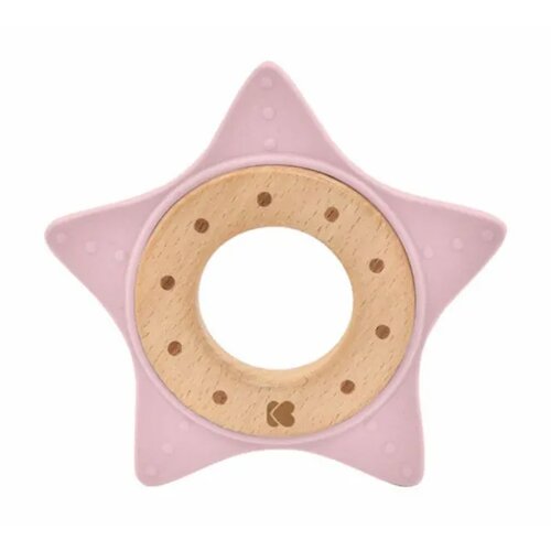 Kikka Boo silikonska I Drvena Grickalica Star Pink Cijene
