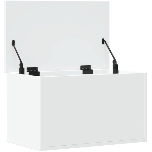  Kutija za pohranu bijela 60 x 35 x 35 cm od konstruiranog drva Slike
