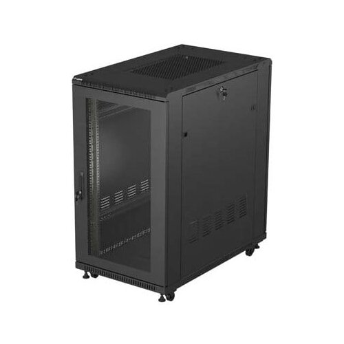 Lanberg FF01-6022-23B rack cabinet 22U Freestanding rack Black Cijene
